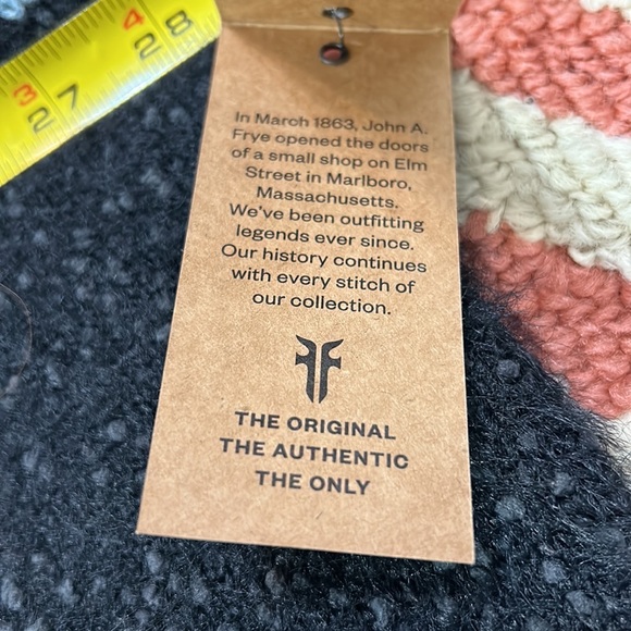 NWT FRYE XL boho funky cropped knit sweater with gorgeous accents! - Picture 5 of 13